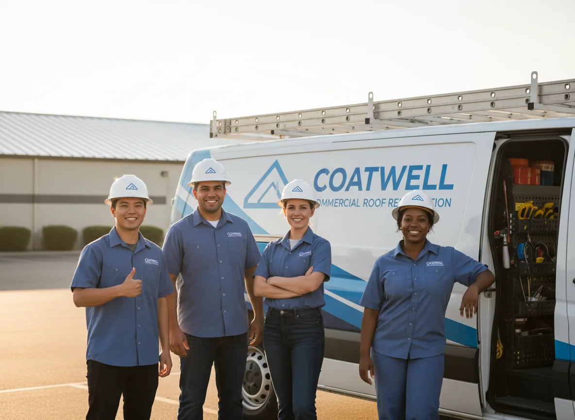 Commercial roof coating company in Gansevoort, NY